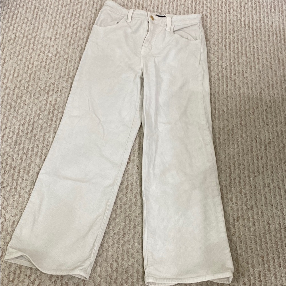 J Brand corduroy wide leg crop